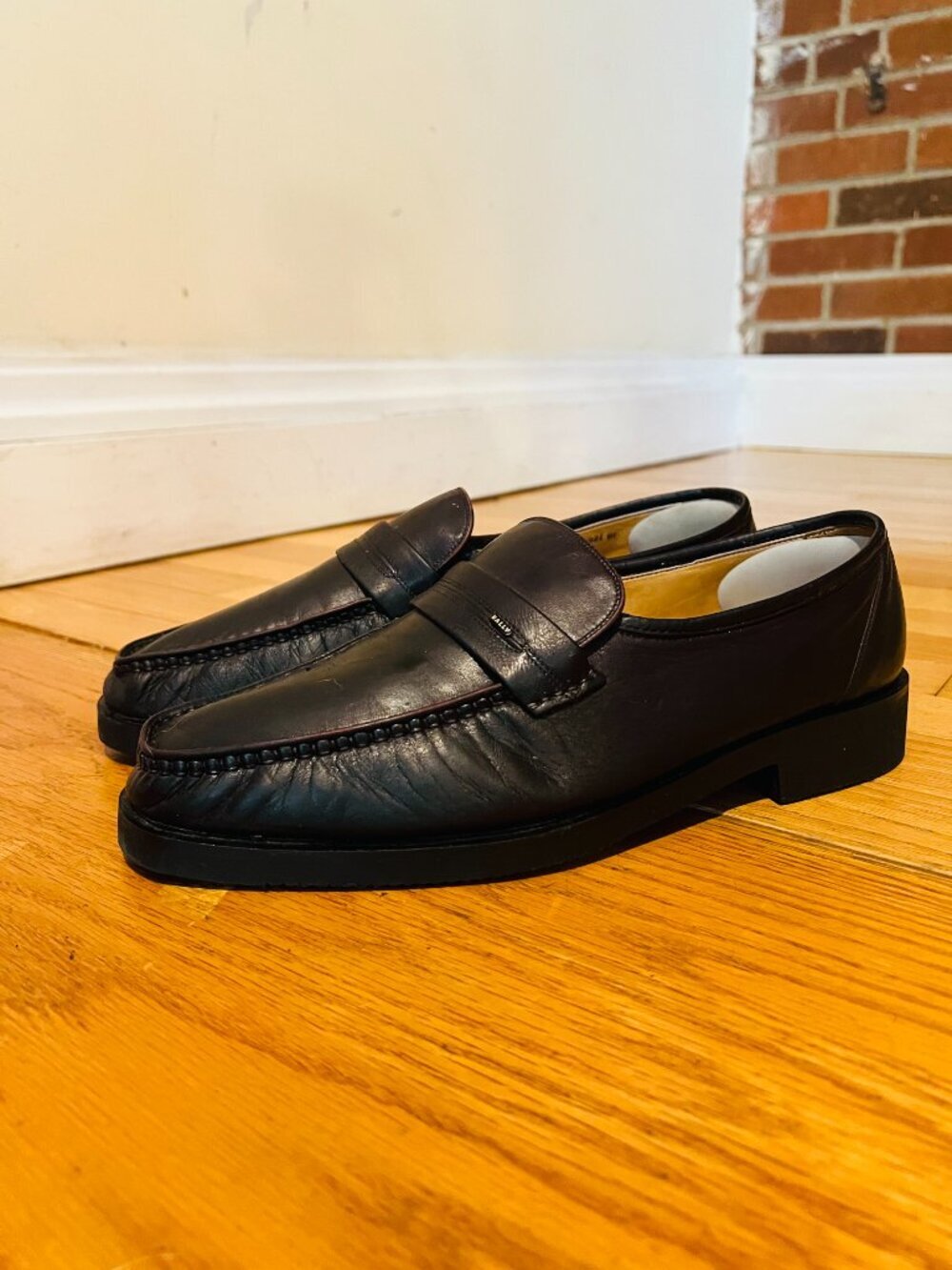 Vintrage Bally Switzerland Slip On Tassel Loafers Drivers Shoes Size 9.5 EEE - Picture 6 of 16